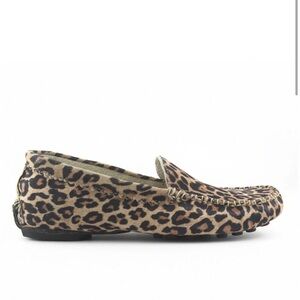 French Sole FS / NY Stella Leopard Suede moccasin